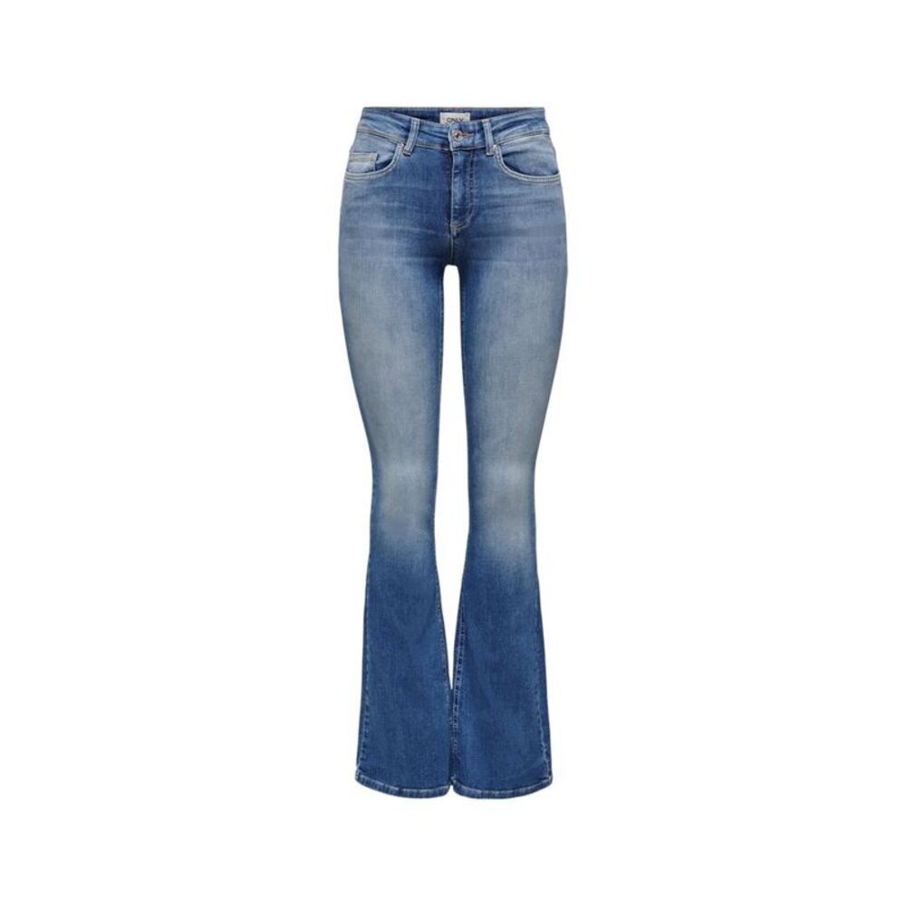 Only Blue Cotton Bootcut Women's Jeans